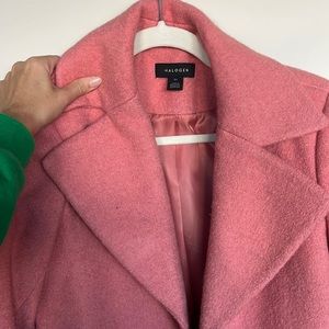 Halogen pink pea coat. 💕